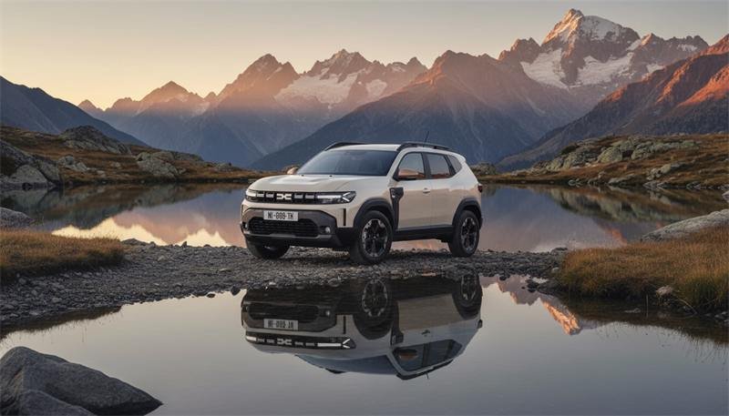 Dacia Duster au bord d'un lac